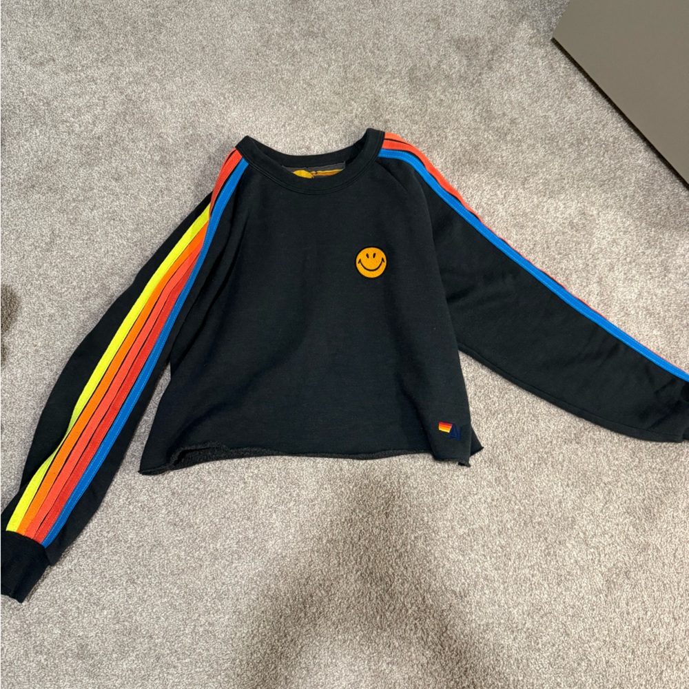 AVIATOR NATION cropped crewneck